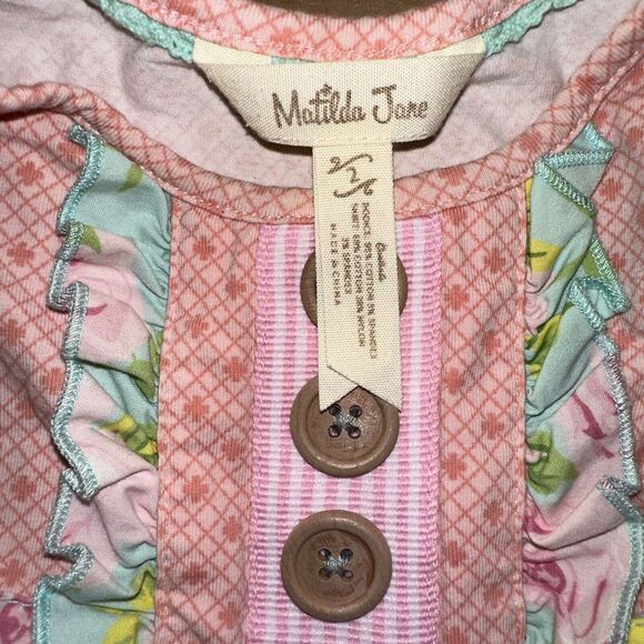 Matilda Jane Top Girls Size 2 Oh So Lovely Shasta Happy and Free - Picture 8 of 8